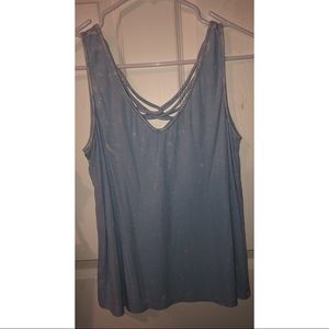 Baby blue tank top